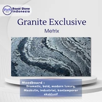 Granite Metrix Premium – Batu Granit Eksotis Corak Dramatic Movement