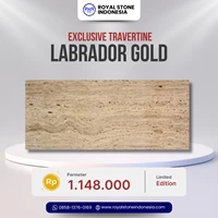 Batu Alam Travertine Labrador Gold