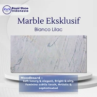 Marmer Bianco Lilac Batu Alam Exclusive