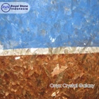 Batu Alam Onyx Crystal Galaxy – Onyx Kristal Orange Gold & Blue Translucent 4