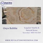 Batu Alam Onyx Bubble Premium – Onyx Kristal Motif Gelembung Translucent 4