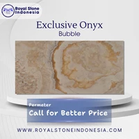 Batu Alam Onyx Bubble Premium – Onyx Kristal Motif Gelembung Translucent
