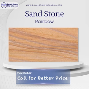 Sandstone Rainbow – Batu Alam Warna Natural Multi-Tone