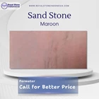 Sandstone Maroon – Batu Alam Merah Kecoklatan Natural 1