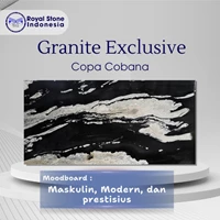 Granite Copa Cobana Noir Flow – Premium Exotic Black Granite
