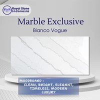 Marmer Bianco Vogue Premium White Marble – Elegan Bersih untuk Interior Modern