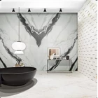 Engineered Stone Panda White Polished – Premium Quartz Slab untuk Proyek Komersial & Residensial 5