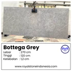 Engineered Stone Bottega Grey – Grey Marble Look Slab Modern Elegan 2