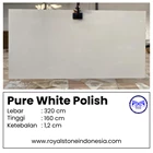 Engineer Stone Pure White – Solid White Premium Slab 2