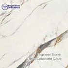Engineer Stone Carve Calacatta Gold Polished – Premium Large Slab Marble Look for Commercial & Residential Projects 2