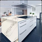 Engineer Stone Carve Calacatta Gold Polished – Premium Large Slab Marble Look for Commercial & Residential Projects 5