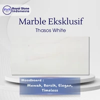 Marble Thasos White – Marmer Putih Premium Asal Yunani untuk Proyek Interior & Arsitektur Eksklusif