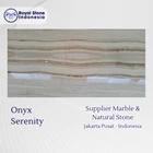 Premium Onyx Serenity Slab – Natural Luxury Cream Layered Onyx 3