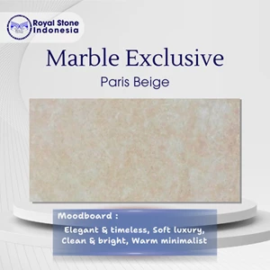 Batu Marmer Paris Beige Premium – Natural Elegant Cream Marble untuk Lantai & Dinding Interior Mewah