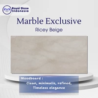 Batu Marmer Ricey Beige – Soft Cream Natural Marble untuk Proyek Minimalis & Elegan