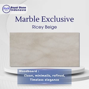 Batu Marmer Ricey Beige – Soft Cream Natural Marble untuk Proyek Minimalis & Elegan