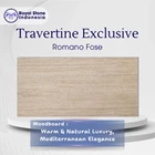 Batu Travertine Romano Fose Premium – Batu Alam Beige Elegan Natural 1