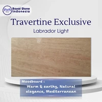 Travertine Labrador Light – Batu Alam Cream Natural Premium