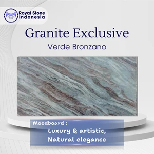 Batu Granit Granite Verde Bronzano Premium – Granit Hijau Artistik Eksklusif untuk Interior