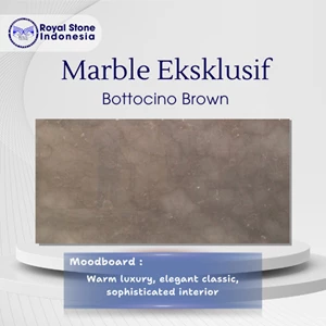 BATU MARMER BOTTICINO BROWN – Marmer Coklat Elegan untuk Interior Luxury klasik
