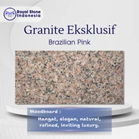 Batu Granit Brazilian Pink - Premium Natural Stone for Elegant Warm Interior