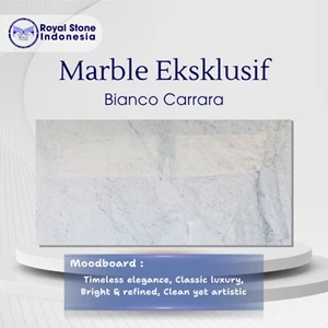 Bianco Carrara Marble Exclusive – Marmer Putih Klasik Premium untuk Interior Elegan Timeless