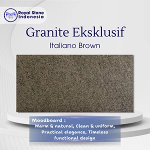 Italiano Brown Granite – Batu Granit Coklat Premium Serbaguna untuk Interior dan Eksterior