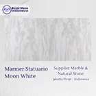 Statuario Moon White Marble – Marmer Putih Premium Elegan untuk Interior Modern Luxury 3