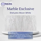 Statuario Moon White Marble – Marmer Putih Premium Elegan untuk Interior Modern Luxury 1