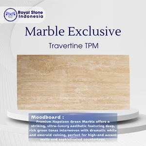 Marmer Travertine TPM – Batu Travertine Beige Premium