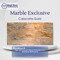 Calacatta Gold Marble – Marmer Putih Premium dengan Vein Gold Elegan untuk Interior Luxury
