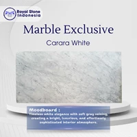 Marble Carrara White Premium Marmer Putih Elegan 