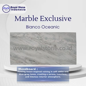 Marmer Bianco Oceanic Premium Eksklusif
