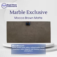 Marmer Mocca Brown Matte Premium Natural