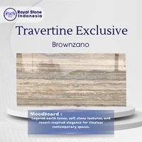 Travertine Brownzano Premium Natural Brown Travertine