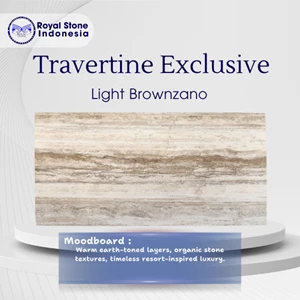 Travertine Light Brownzano Premium Elegan