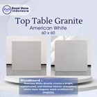 Top Table Granite American White 60 x 60 cm 1