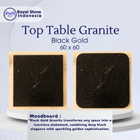 Top Table Granite Black Gold 60 x 60