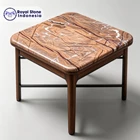 Top Table Marmer Brown Forest 60 x 60 5