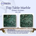 Top Table Marmer Green Golden 60 x 60 1
