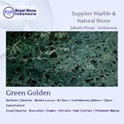 Top Table Marmer Green Golden 60 x 60 2