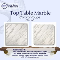 Top Table Marble Carrara Vogue 60 x 60