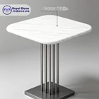 Top Table Marble Carrara White 60 x 60 3