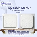 Top Table Marble Carrara White 60 x 60 1