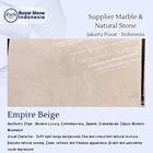 Top Table Marmer Empire Beige 60 x 60 2