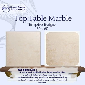 Top Table Marmer Empire Beige 60 x 60
