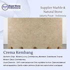 Top Table Marble Crema Kembang 60 x 60 2