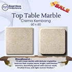 Top Table Marble Crema Kembang 60 x 60 1