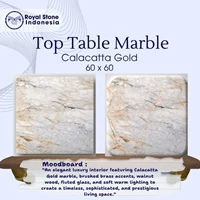 Top Table Marble Calacatta Gold 60 x 60