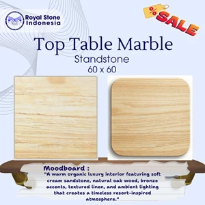 Top Table Marmer Sandstone 60 x 60